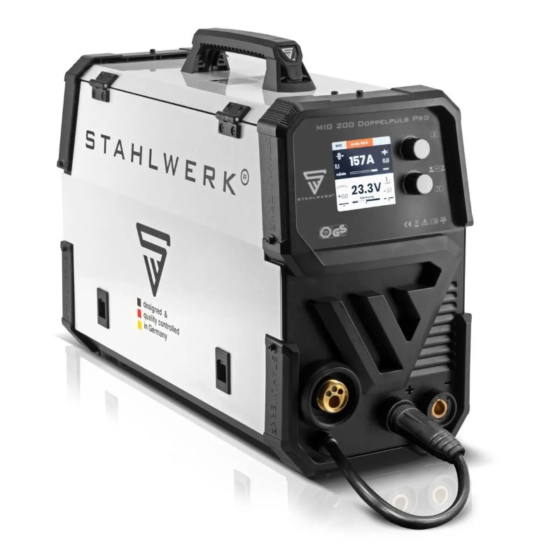Tig Welder Machine - Stahlwerk MIG200 Heavy-Duty IGBT Welder 200A
