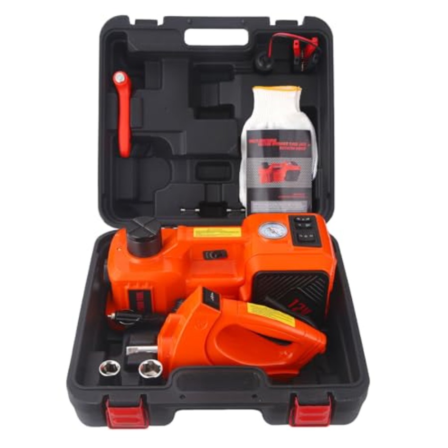 Hydraulic Car Lift - Electric Car Jack Set 5 Ton