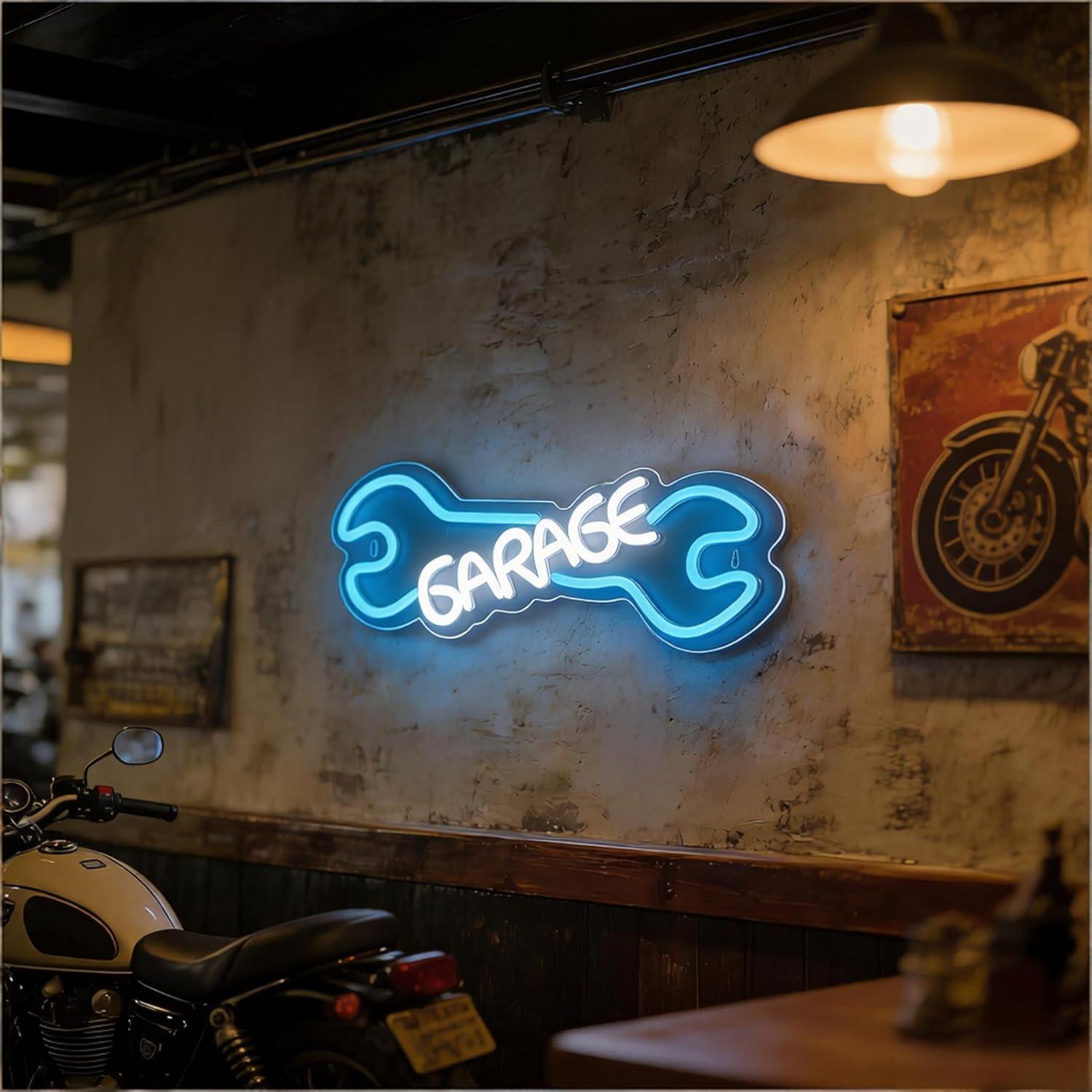 Garage Neon Sign USB Powered L - Auto Repair Shop Signs recension och pris