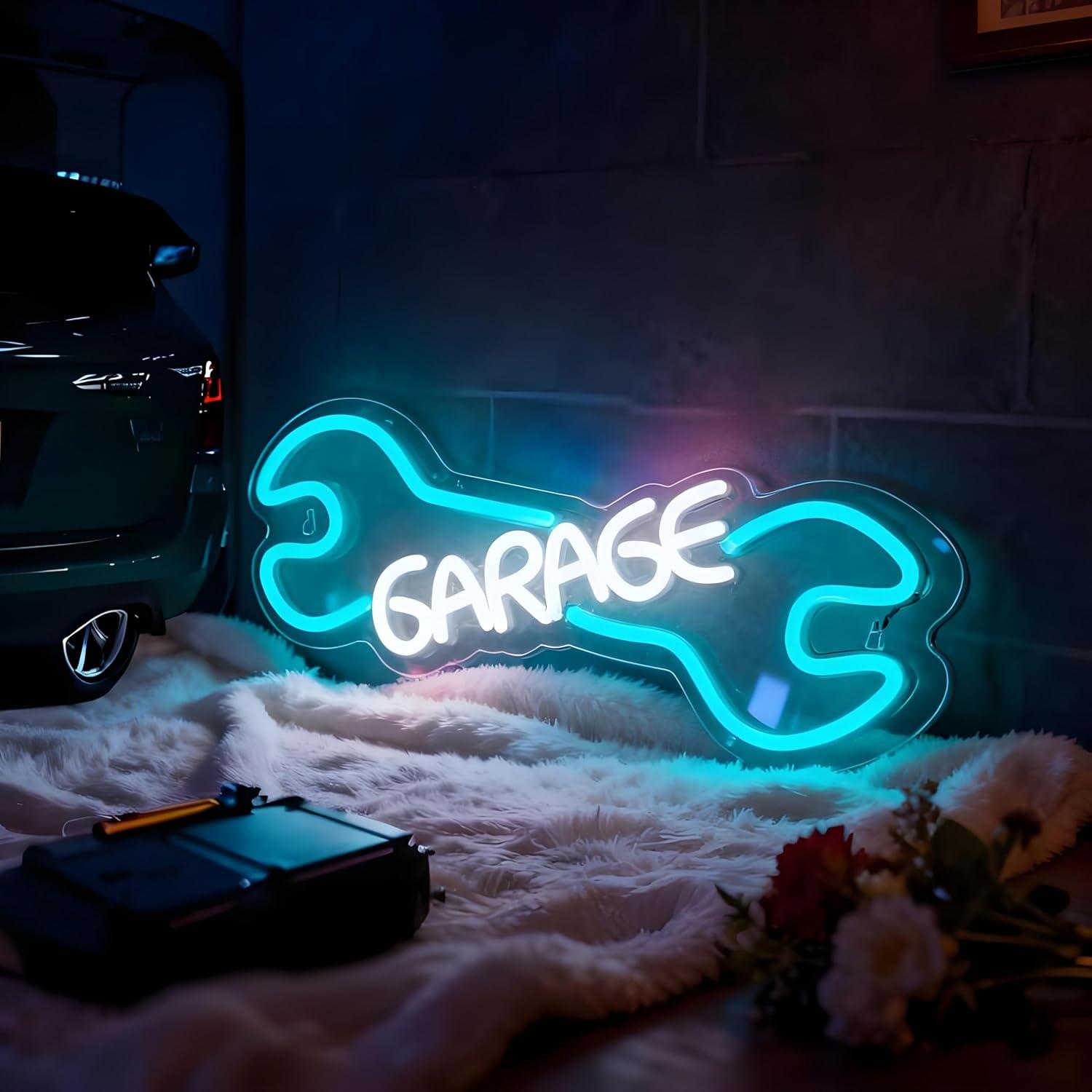 Garage Neon Sign USB Powered L - Auto Repair Shop Signs recension och pris