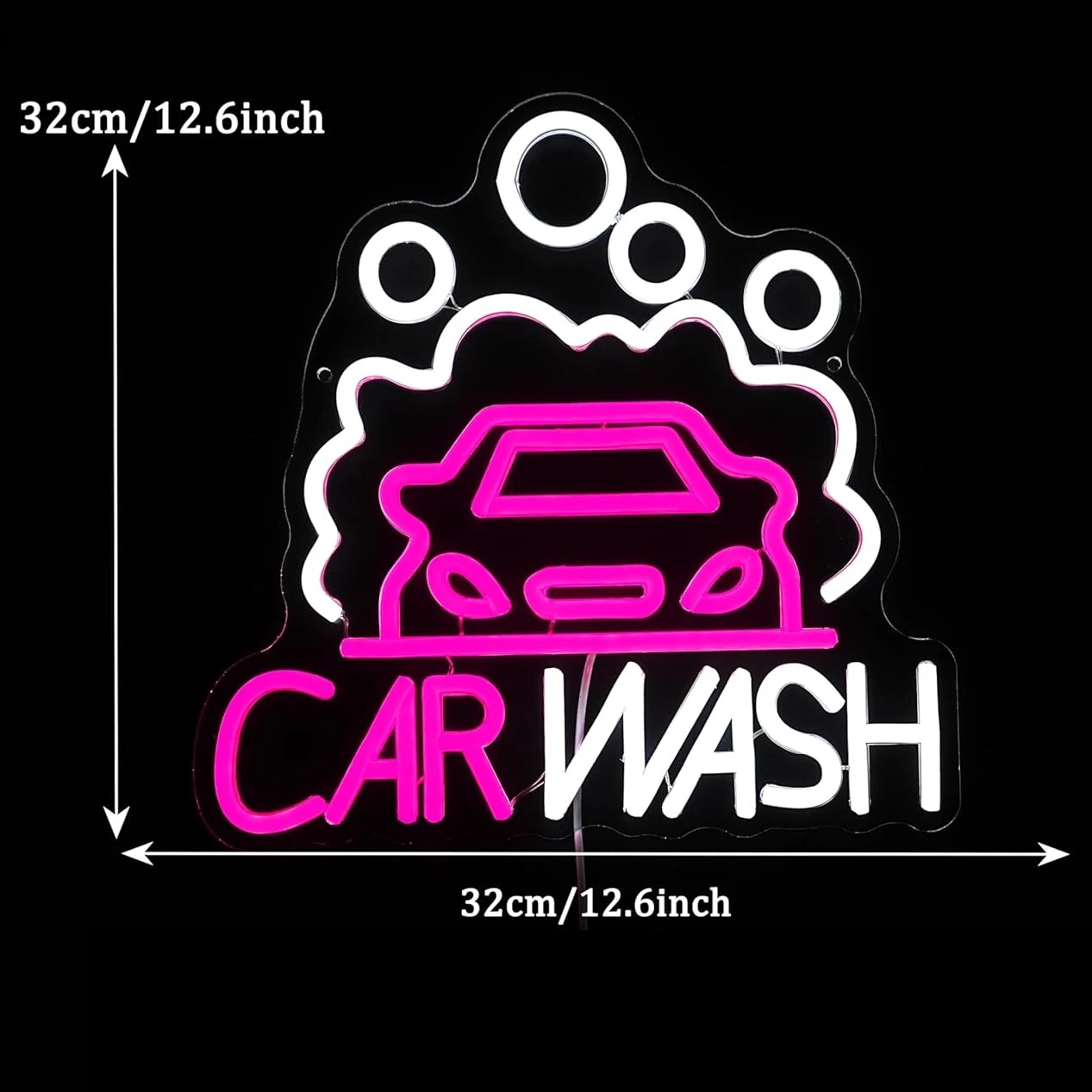 Sedan LED Neon Light Car Wash  - Auto Repair Shop Signs recension och pris