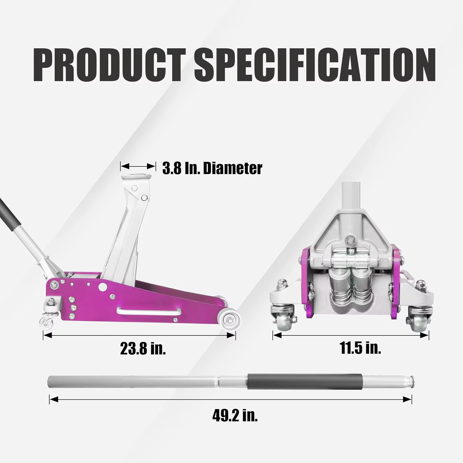 1.5 Ton Low Profile Aluminum S - Hydraulic Car Lift recension och pris