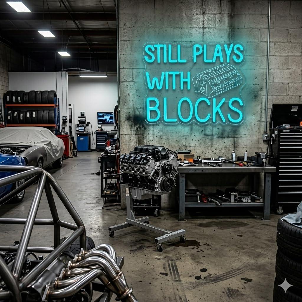 Engine Neon Sign Dimmable LED  - Auto Repair Shop Signs recension och pris