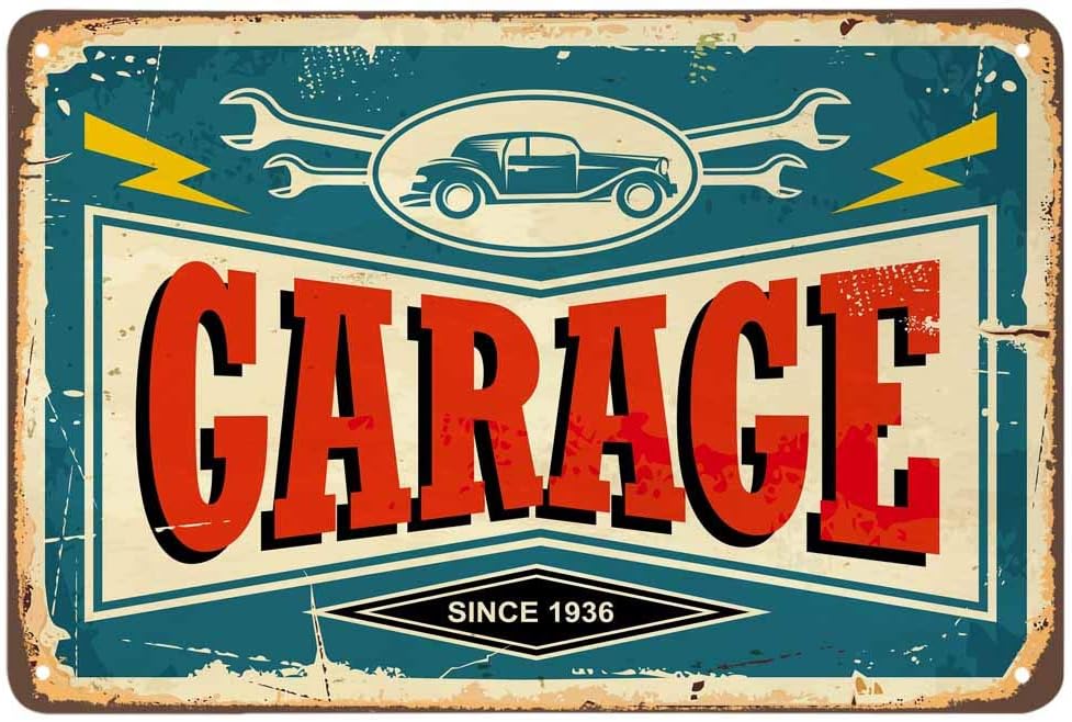 AOYEGO Garage Tin Sign,Auto Ca - Auto Repair Shop Signs recension och pris