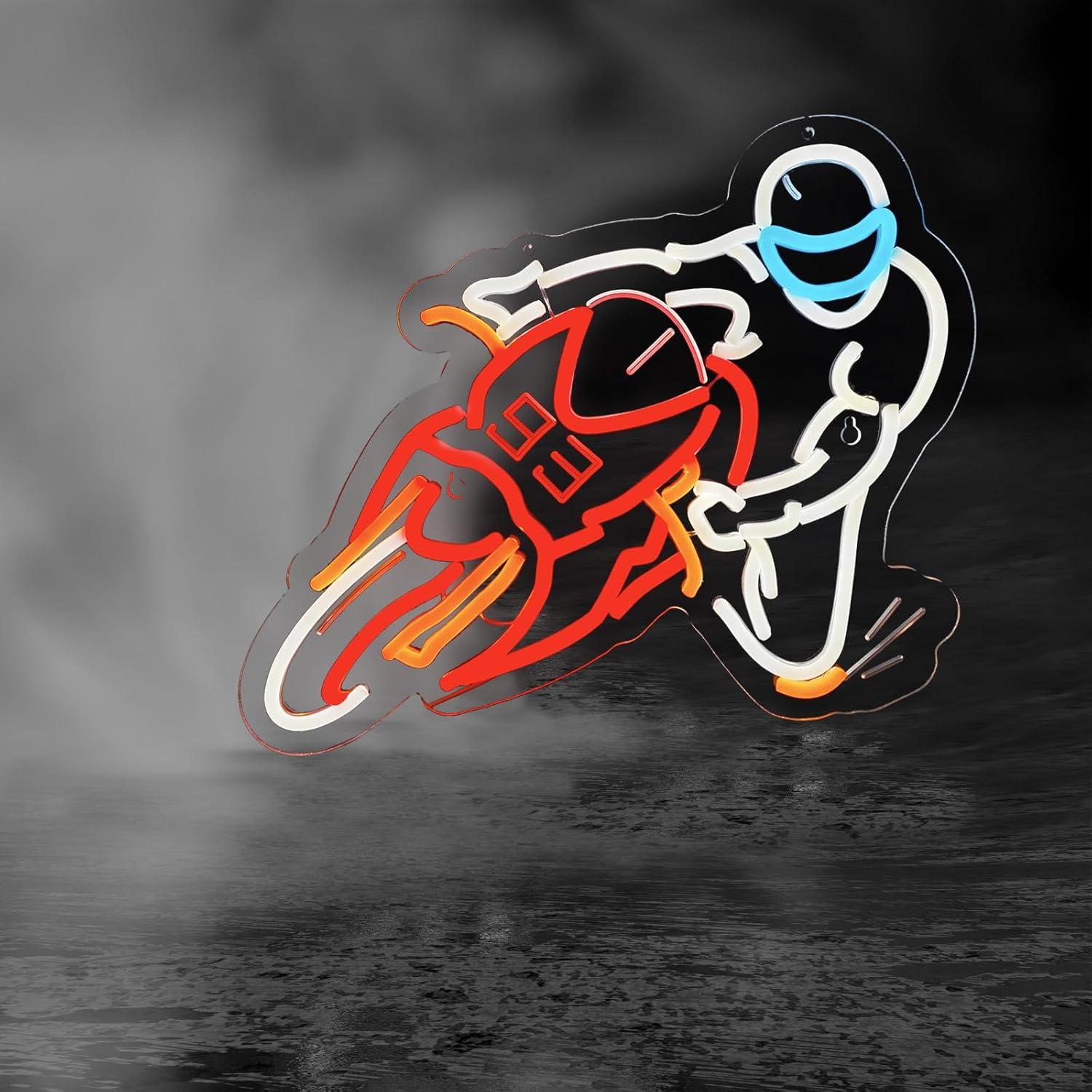 Motorcycle Racing Cornering Ne - Auto Repair Shop Signs recension och pris