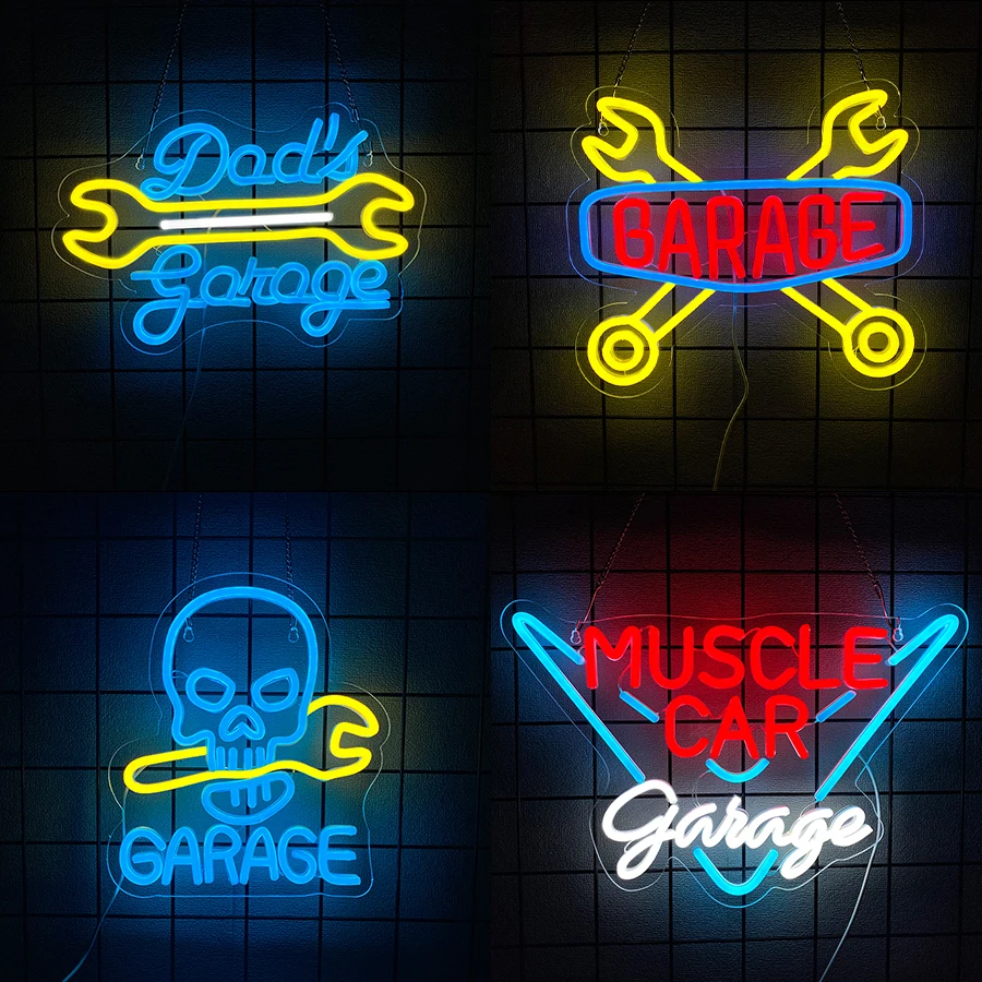 Light Up Sign For Man Cave,Aut - Auto Repair Shop Signs recension och pris