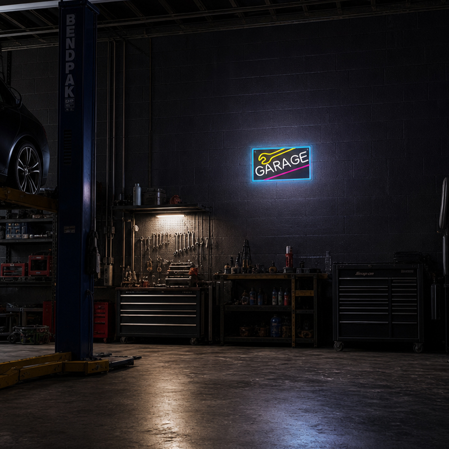Garage Neon Sign For Wall Deco - Auto Repair Shop Signs recension och pris