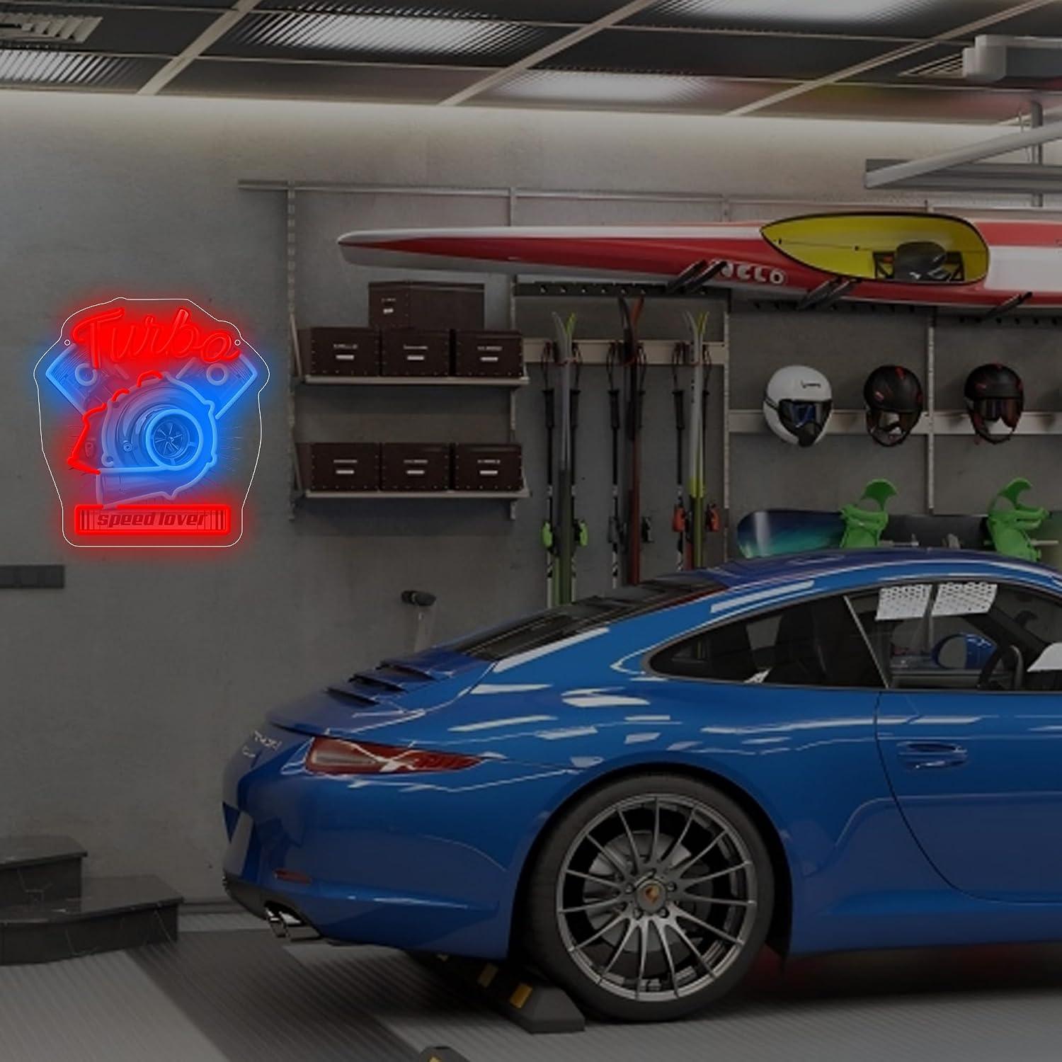 Turbo Engine Neon Sign Dimmabl - Auto Repair Shop Signs recension och pris