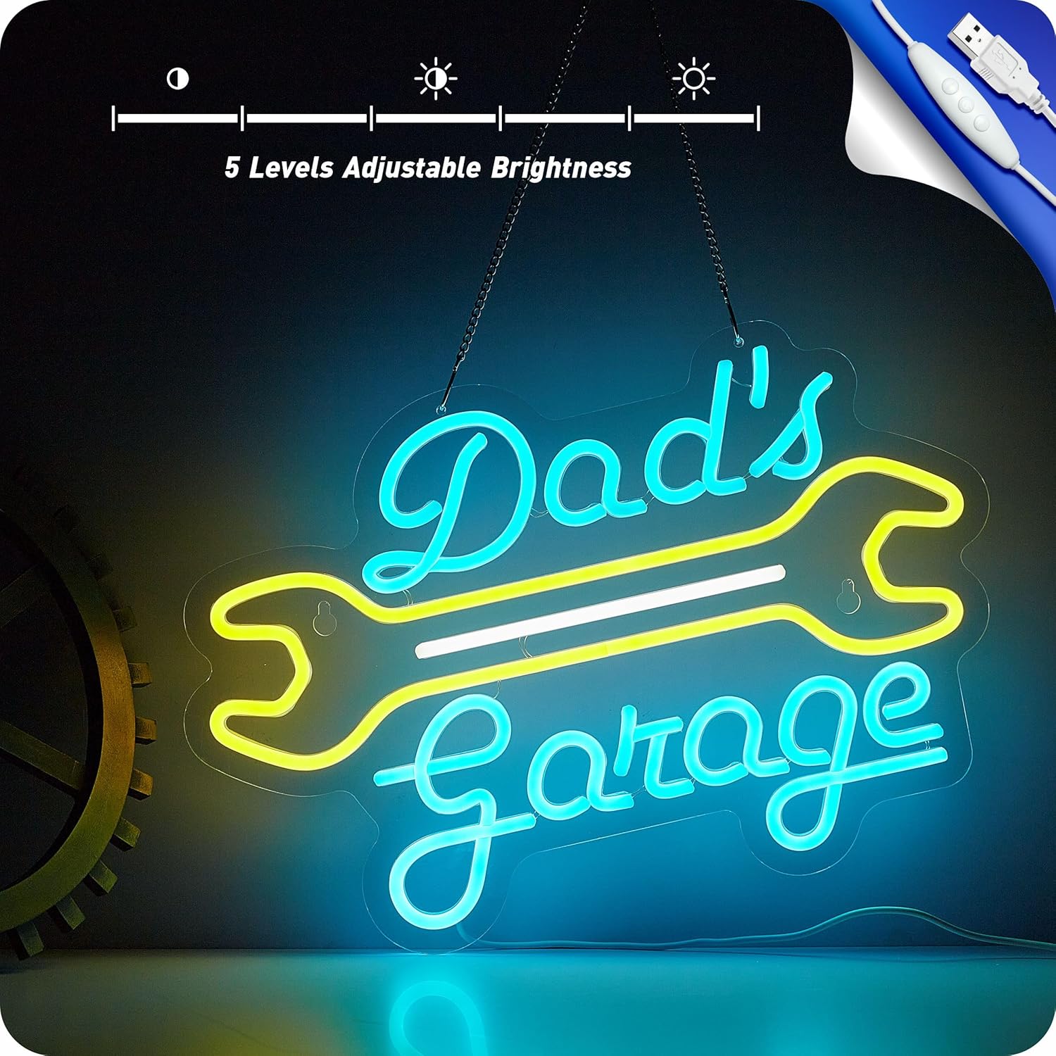 Garage Neon Sign for Wall Deco - Auto Repair Shop Signs recension och pris