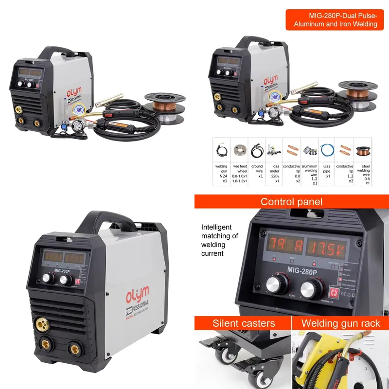 MIG 280 Pulse Inverter Welder  - Tig Welder Machine recension och pris